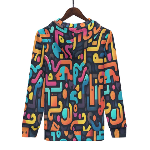 Mens Hoodie - Funky Pattern - Mr.Shit