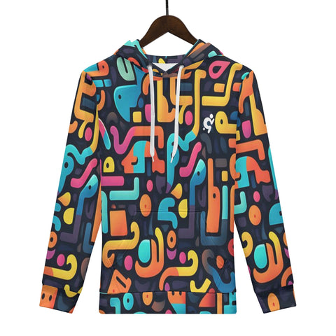 Mens Hoodie - Funky Pattern - Mr.Shit