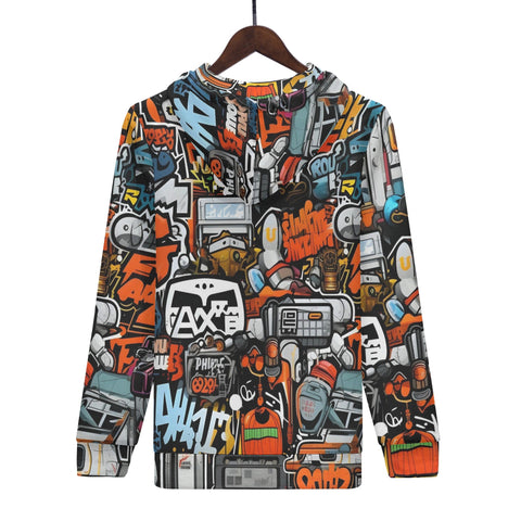 Mens Hoodie - Graffiti - Mr.Shit