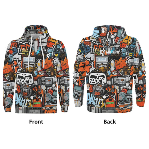 Mens Hoodie - Graffiti - Mr.Shit