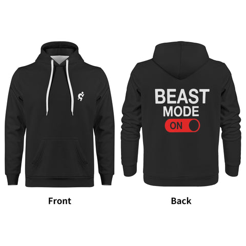 Mens Hoodie - Gym - Beast Mode On - Mr.Shit