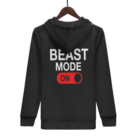 Mens Hoodie - Gym - Beast Mode On - Mr.Shit