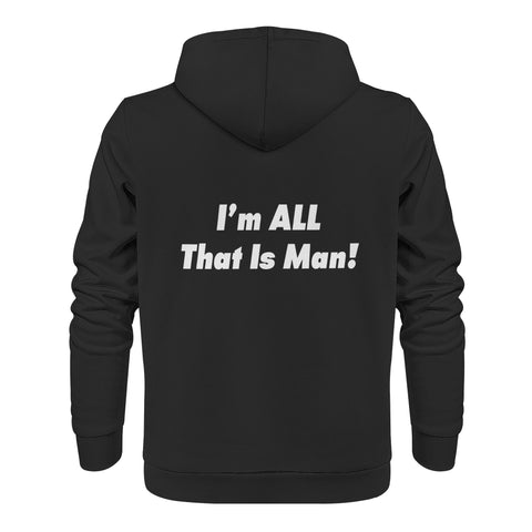 Mens Hoodie - Gym - I Am All That Is Man! - Mr.Shit