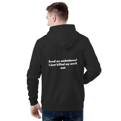 Mens Hoodie - Gym - I Just Killed My Workout - Mr.Shit