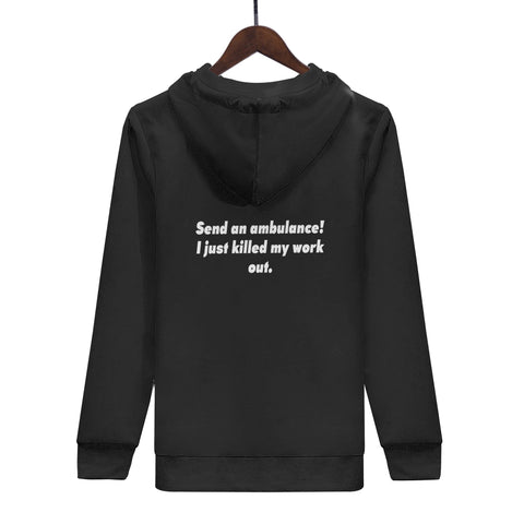 Mens Hoodie - Gym - I Just Killed My Workout - Mr.Shit