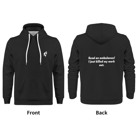 Mens Hoodie - Gym - I Just Killed My Workout - Mr.Shit