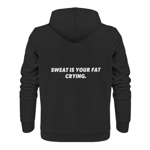 Mens Hoodie - Gym - Sweat Is Your Fat Crying - Mr.Shit