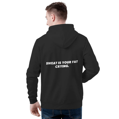 Mens Hoodie - Gym - Sweat Is Your Fat Crying - Mr.Shit