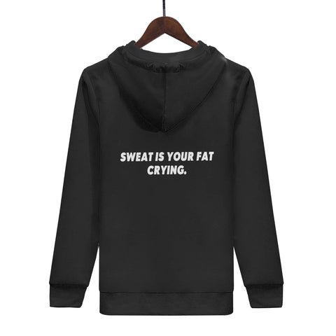 Mens Hoodie - Gym - Sweat Is Your Fat Crying - Mr.Shit