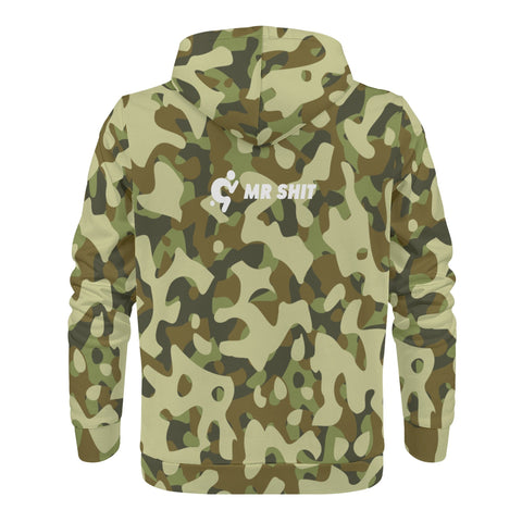 Mens Hoodie - Military - Mr.Shit