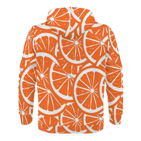 Mens Hoodie - Orange Slice - Mr.Shit