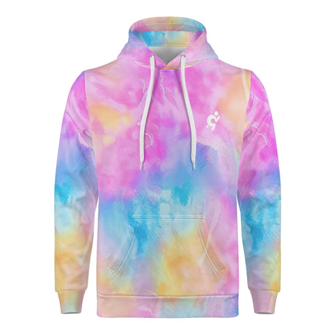 Mens Hoodie - Rainbow Tie-dye - Mr.Shit