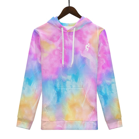 Mens Hoodie - Rainbow Tie-dye - Mr.Shit