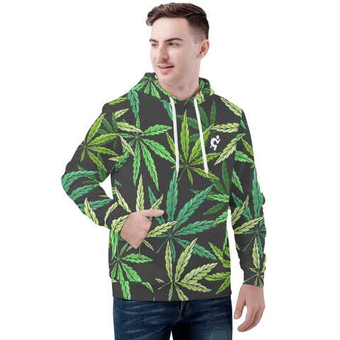 Mens Hoodie - Super Green - Mr.Shit