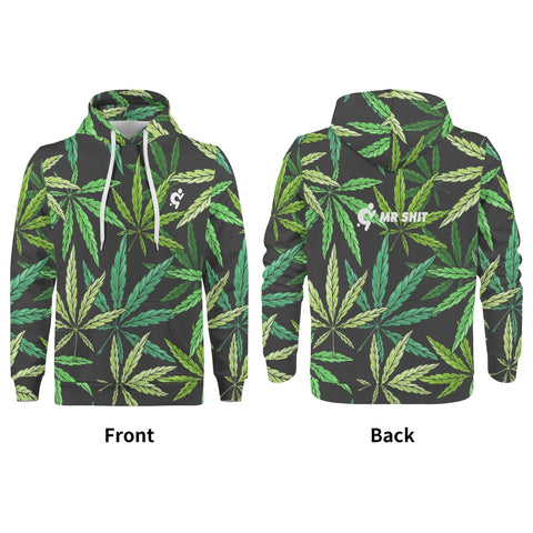 Mens Hoodie - Super Green - Mr.Shit