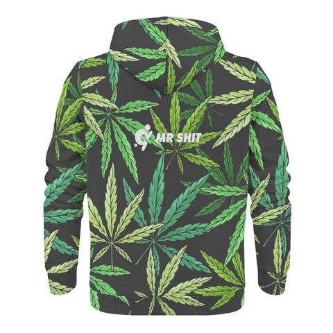 Mens Hoodie - Super Green - Mr.Shit