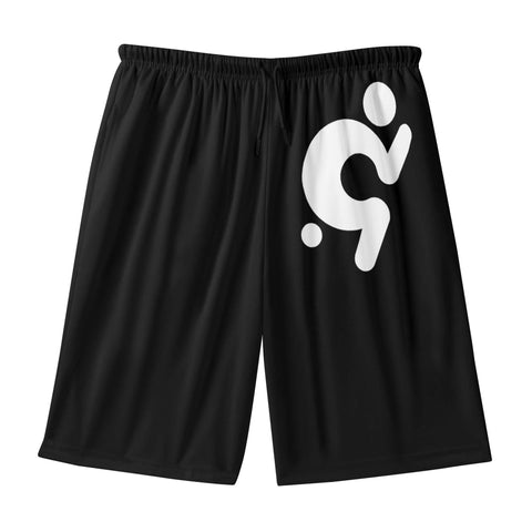 Mens Lightweight Beach Shorts - Black - Mr.Shit