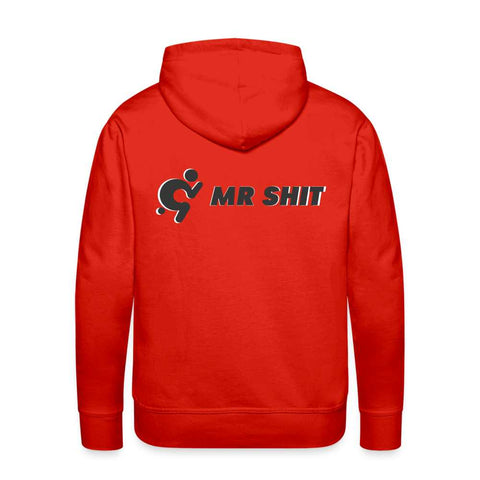 Men’s Premium Hoodie - Black Logo - Logo on Back - Mr.Shit