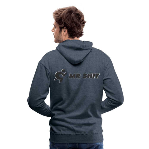 Men’s Premium Hoodie - Black Logo - Logo on Back - Mr.Shit