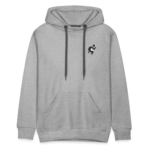 Men’s Premium Hoodie - Black Logo - Logo on Back - Mr.Shit