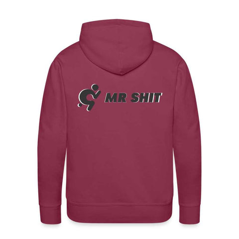 Men’s Premium Hoodie - Black Logo - Logo on Back - Mr.Shit