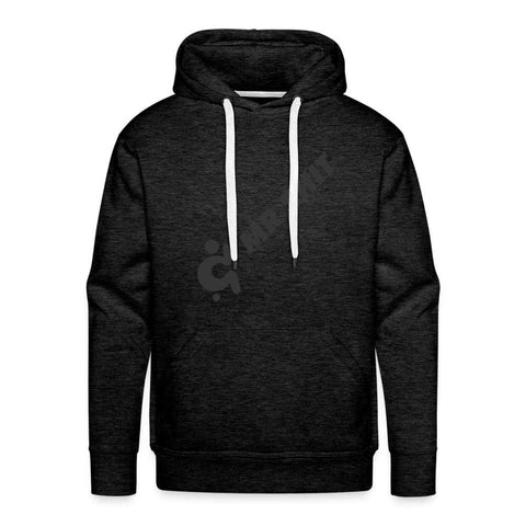 Men’s Premium Hoodie - Diagonal Logo - Black Logo on Front - Mr.Shit