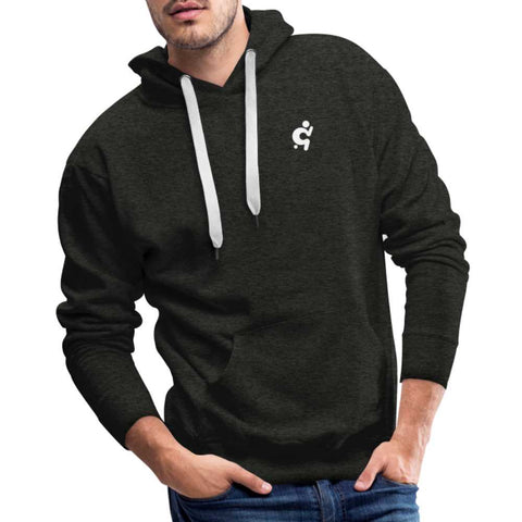 Men’s Premium Hoodie - White Logo on Colour - Logo on Back - Mr.Shit