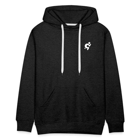 Men’s Premium Hoodie - White Logo on Colour - Logo on Back - Mr.Shit