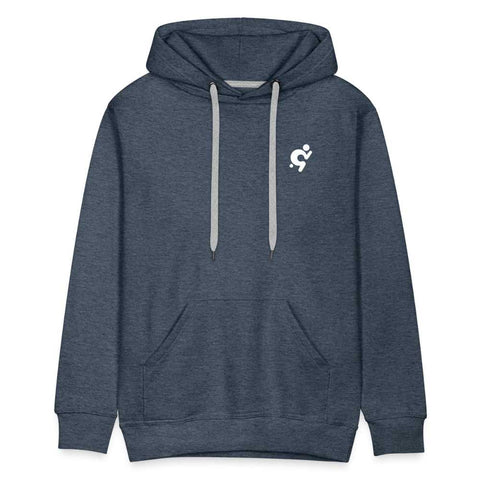 Men’s Premium Hoodie - White Logo on Colour - Logo on Back - Mr.Shit