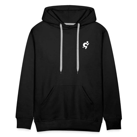 Men’s Premium Hoodie - White Logo on Colour - Logo on Back - Mr.Shit