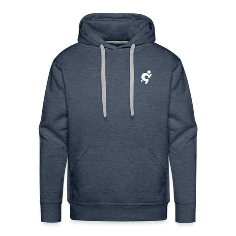 Men’s Premium Hoodie - White Logo on Colour - Logo on Back - Mr.Shit