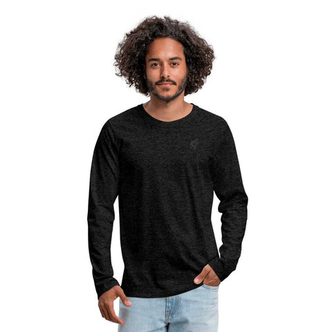 Men's Premium Long Sleeve Top - Logo on Back - Mr.Shit