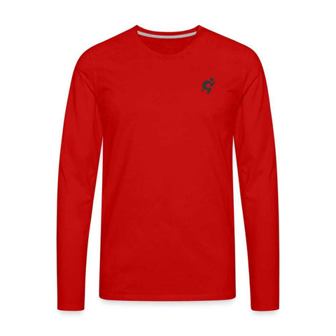 Mr.Shit Men's Premium Long Sleeve Top - Logo on Back Men's Long Sleeve Tops $ 46.24