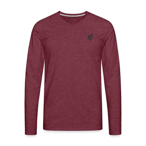 Men's Premium Long Sleeve Top - Logo on Back - Mr.Shit