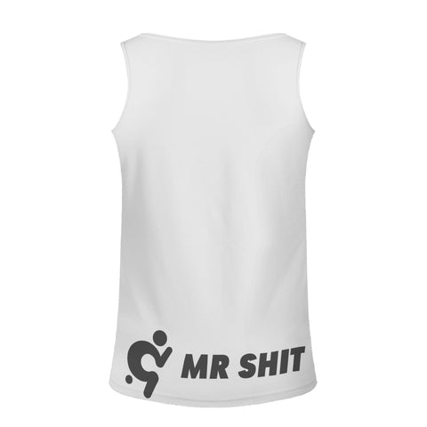 Men's Printed Tank Top - Logo On The Back - Mr.Shit