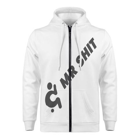 Men's Printed Zip Hoodie - Mr.Shit