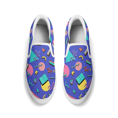 Mens Slip On Shoes - 90s Pattern - Mr.Shit