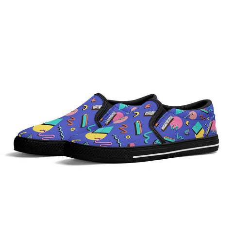 Mens Slip On Shoes - 90s Pattern - Mr.Shit