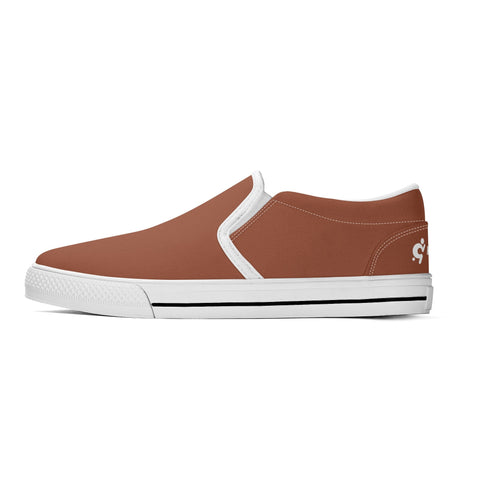 Mens Slip On Shoes - Brown - Mr.Shit