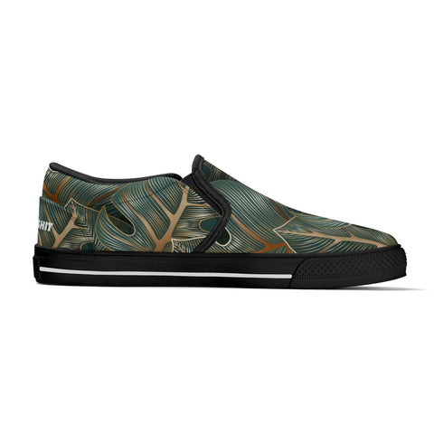 Mens Slip On Shoes - Floral - Mr.Shit