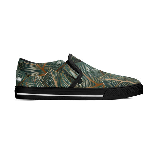 Mens Slip On Shoes - Floral - Mr.Shit