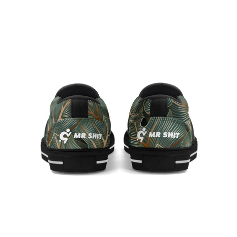 Mens Slip On Shoes - Floral - Mr.Shit