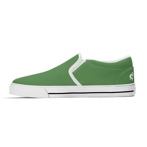 Mens Slip On Shoes - Green - Mr.Shit