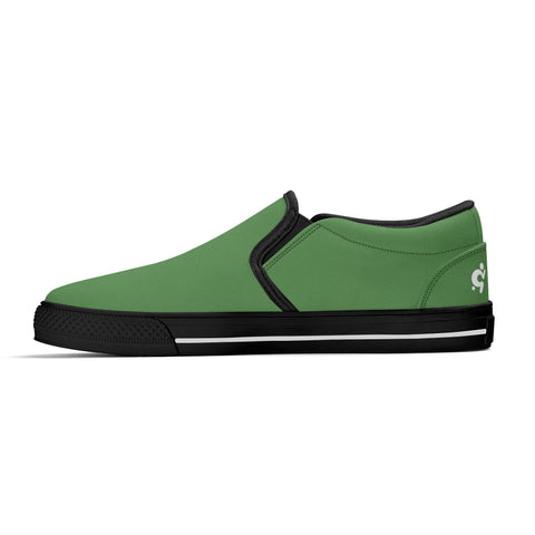 Mens Slip On Shoes - Green - Mr.Shit