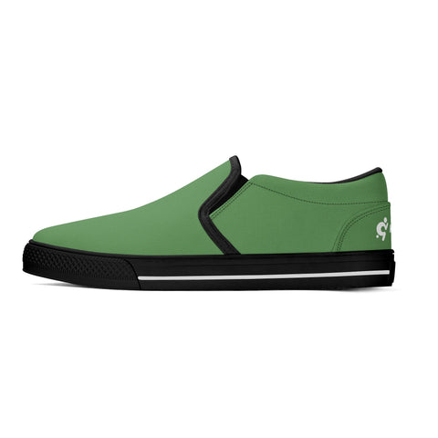 Mens Slip On Shoes - Green - Mr.Shit