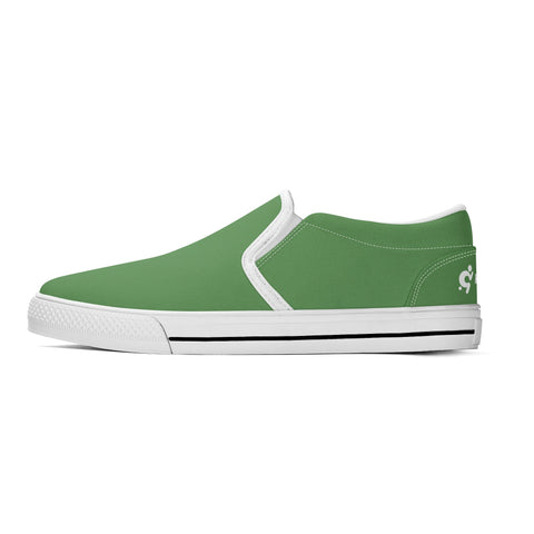 Mens Slip On Shoes - Green - Mr.Shit