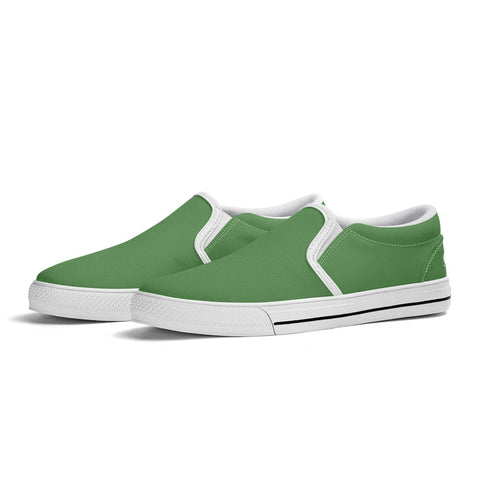 Mens Slip On Shoes - Green - Mr.Shit