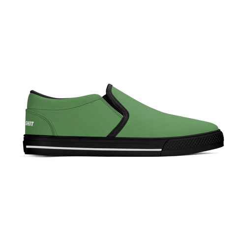 Mens Slip On Shoes - Green - Mr.Shit