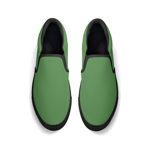 Mens Slip On Shoes - Green - Mr.Shit