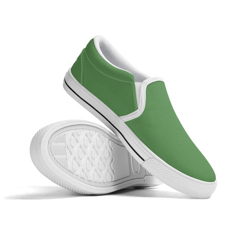 Mens Slip On Shoes - Green - Mr.Shit